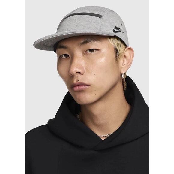 Nike Fly Unstructured Tech Fleece Cap Hat Size L/XL Grey Heather HJ3504 063 BNWT - Picture 3 of 4